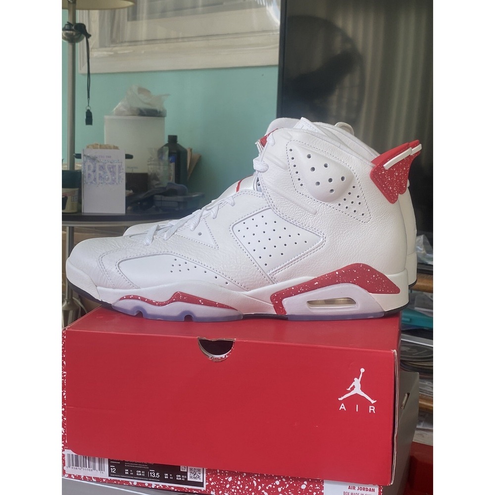 Nike Jordan 6 Retro Red Oreo Sz12‎ DS W/box (CT8529-162)